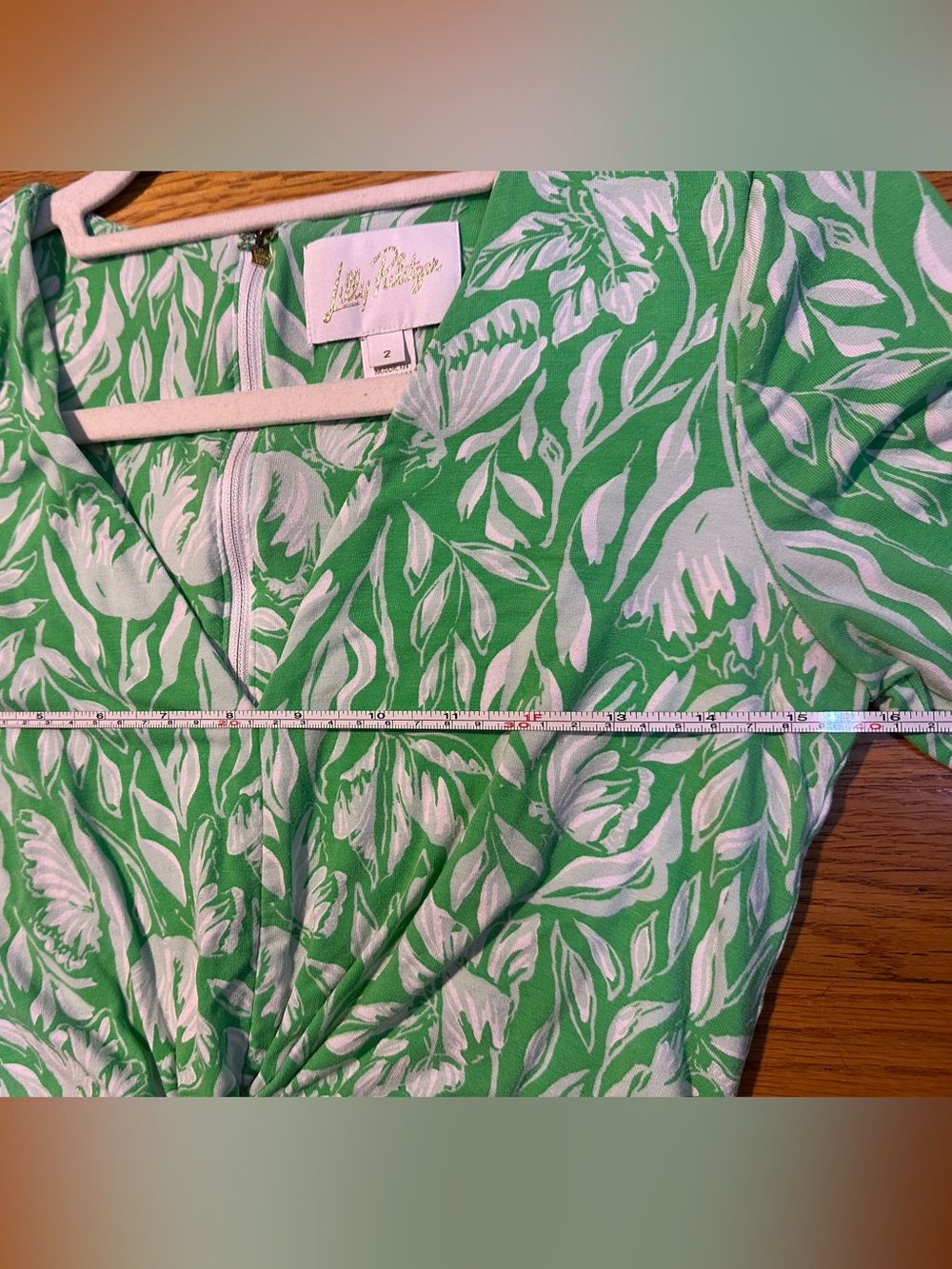 Lilly Pulitzer 2, Tilli Maxi Dress in "Fauna Green Tulip To Tango" PTP- 15.5" - Picture 5 of 7